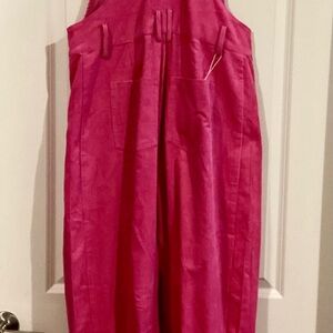 Stylish Pink Women's Overalls